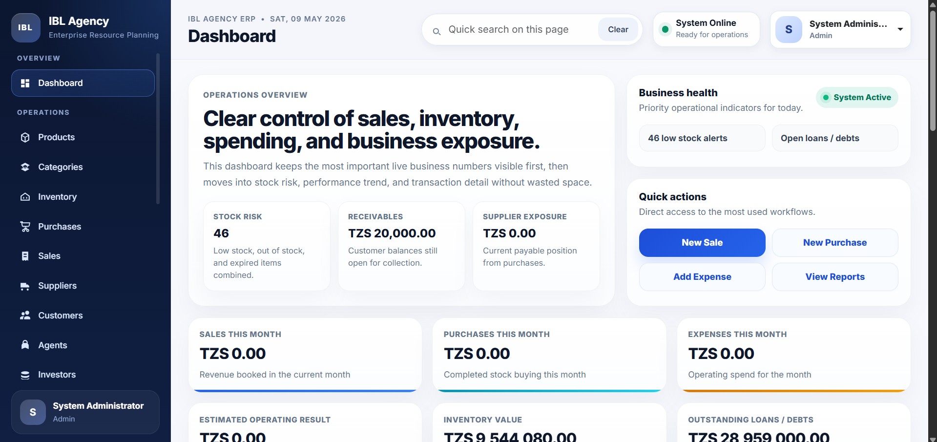 IBL Agency System